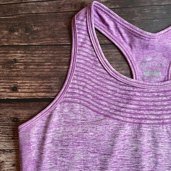 NIKE | Pale purple marl DRIFIT racerback workout tank - Picture 5 of 9